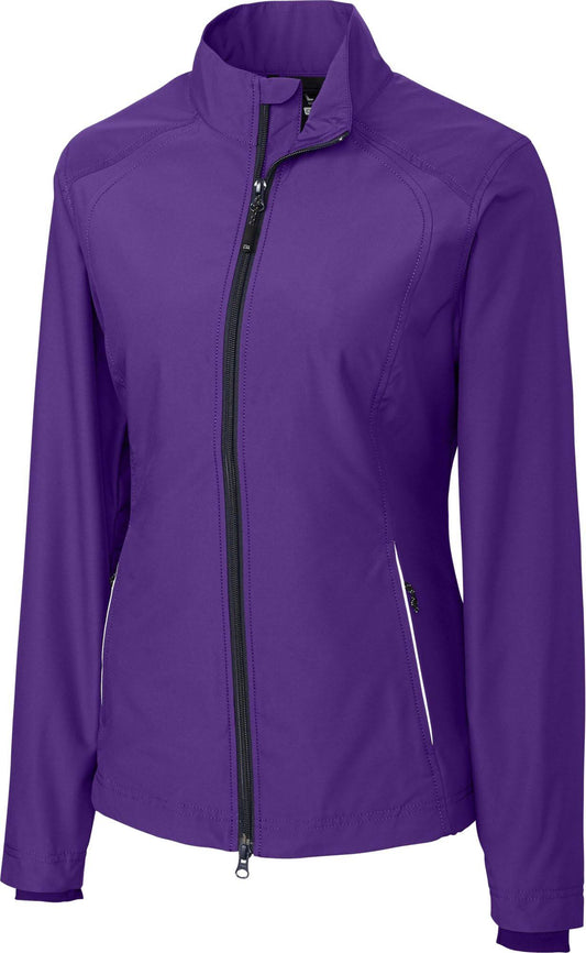 Cutter  Buck Womens WeatherTec Beacon Full-Zip Jacket, Size: XS, College Purple BRI3_Y3XCY86