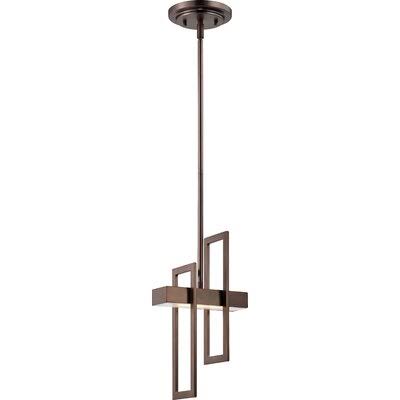 Callington 1-Light Single Geometric LED Pendant FWV1_J1EFT79