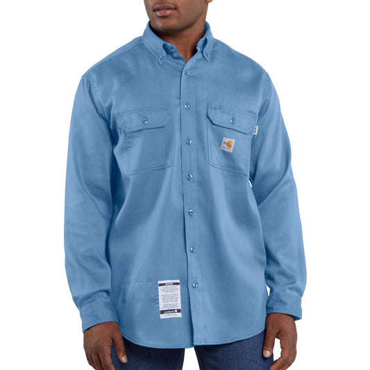 Carhartt Mens Flame-Resistant Lightweight Twill Shirt UTP0_B8HPR22