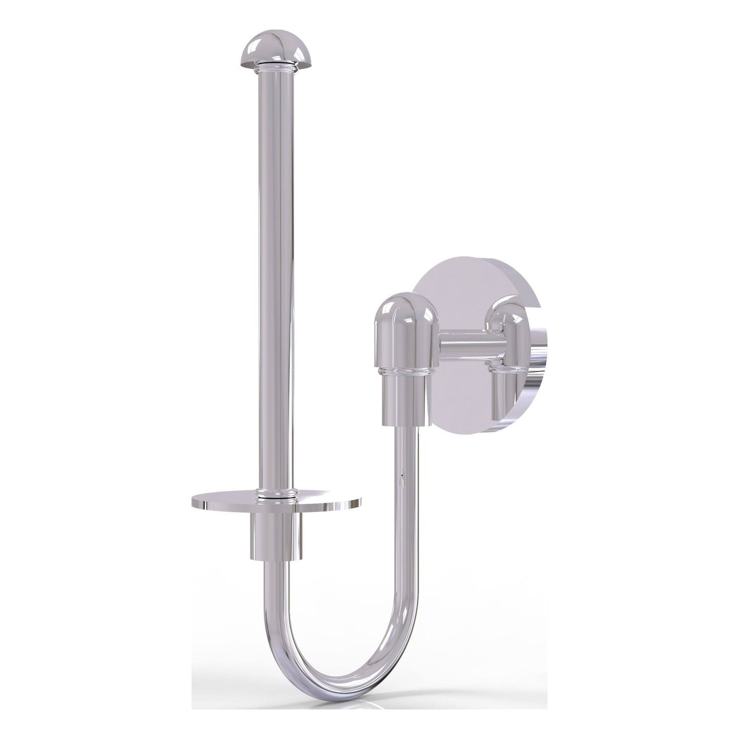 Allied Brass Tango Collection Upright Toilet Tissue Holder - Polished Chrome TA-24U TGL6_T5XCQ74