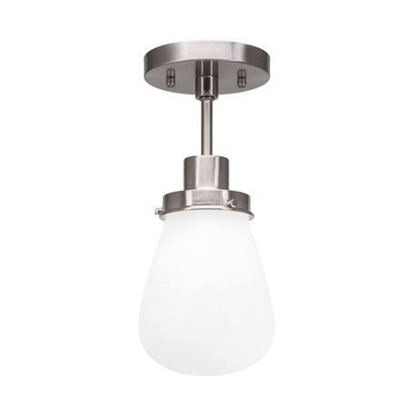 Unique Semi Flush Mount Light Brushed Nickel White by Elwell Ivy Bronx PYY1_A6VIO69