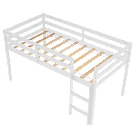 Twin Loft Bed,White KIZ1_S0ISV42