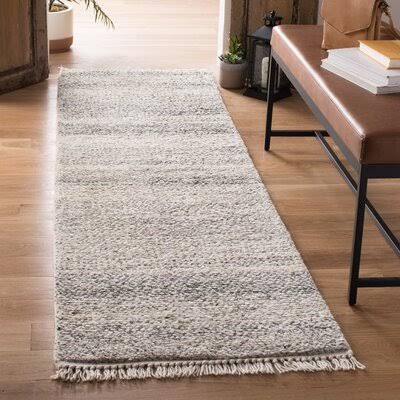 Pearcy Hand-Knotted Wool Aqua Area Rug Gracie Oaks Rug Size: Runner 2&3x22 x 8& GOX6_L8GHM32