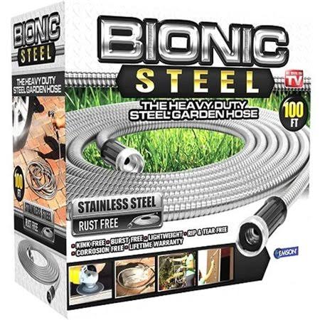 Bionic Steel 100 Foot Garden Hose 30.4 Stainless Steel Metal Water Hose Super Tough  FLEXIBLE, Lightweight, Crush Resistant CGX7_G5WXF51