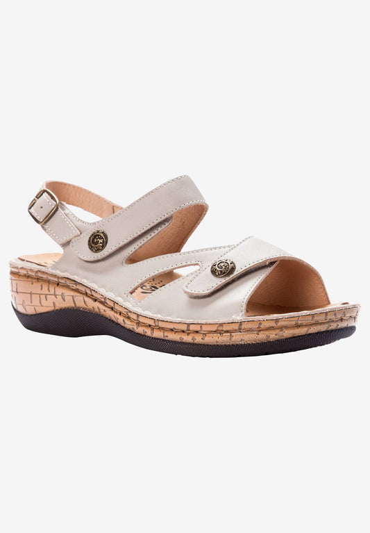 Propet Jocelyn Womens Sandal - Cream Size 12 QTZ5_F5RIC49