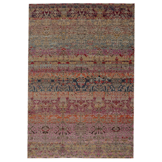 Eudora Indoor/ Outdoor Trellis Area Rug - Multicolor/Pink - 2&6x22 x 8& MDX7_V5SAF36