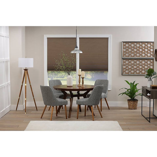 Eco Home Blackout 33.5x22 x 48x22 Cordless Cellular Shade in Latte QCY3_A3DGR98