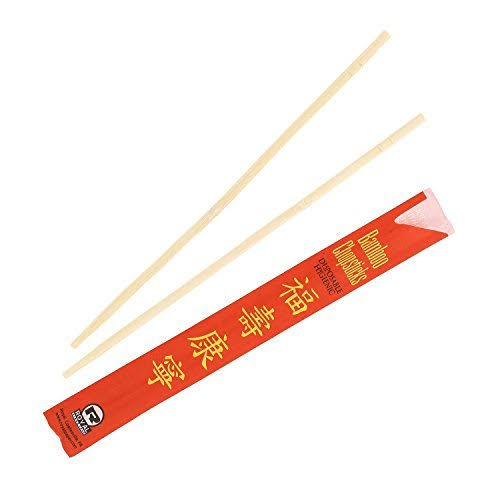 Royal Premium Disposable Bamboo Chopsticks, 9x22 Sleeved and Separated, UV Treated PJU1_B6FMW54