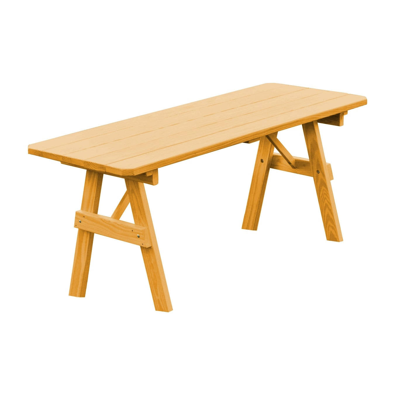 Pressure Treated Pine 6 Traditional Picnic Table Natural Stain LOD9_U4GWV78