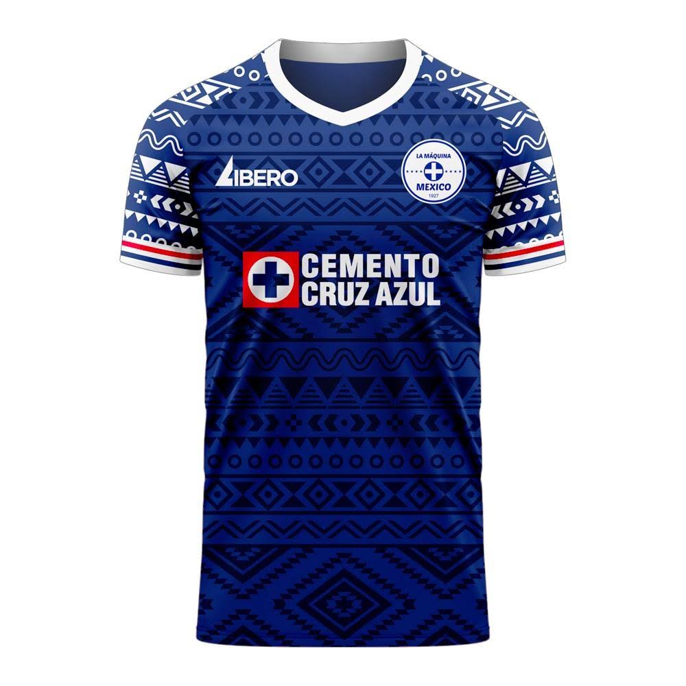 Cruz Azul 2020-2021 Home Concept Football Kit (Libero) VXU4_W1TZU50