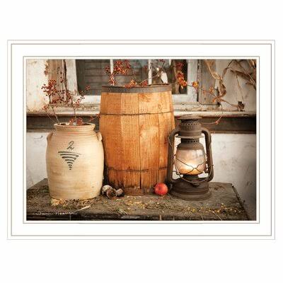 &The Nail Keg& by Irvin Hoover - Picture Frame Photograph Print on Paper Gracie Oaks Format: White Framed FHQ3_K7MYY04