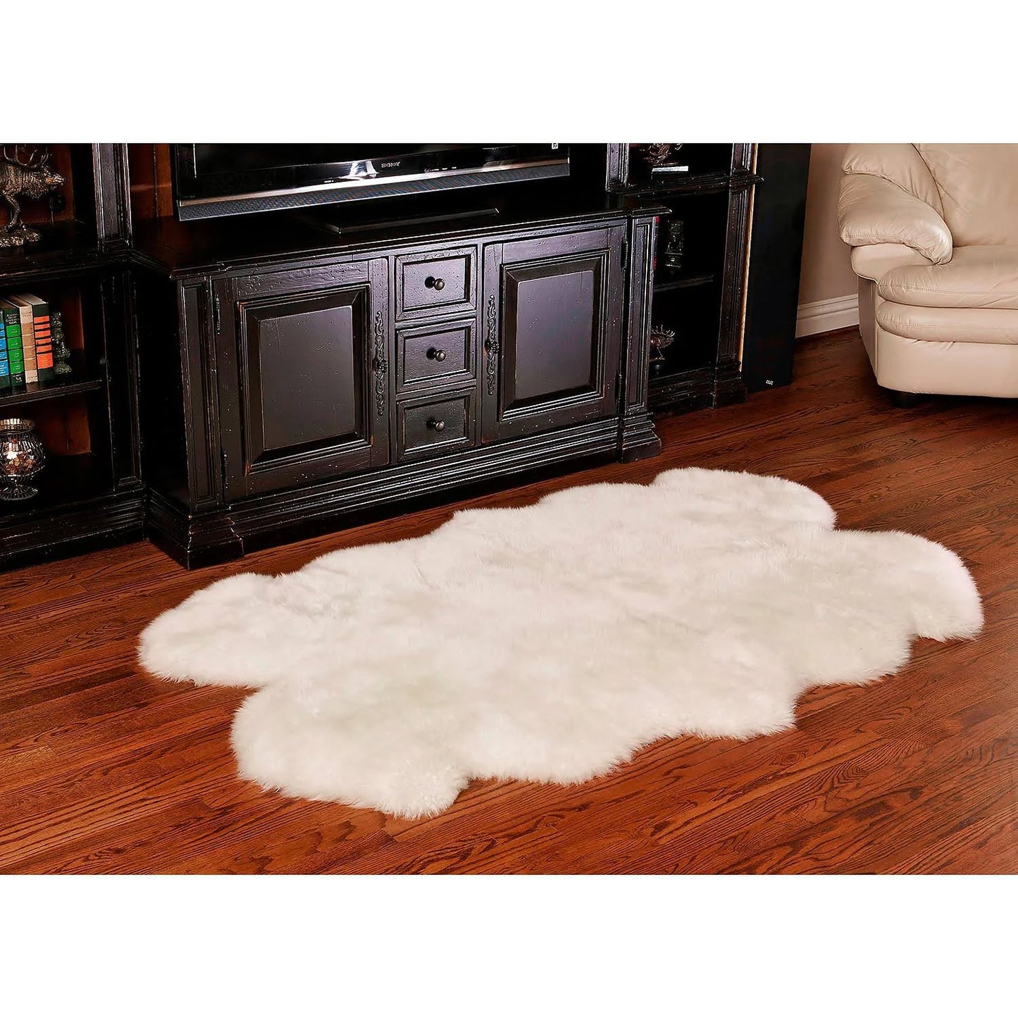 100% Genuine Sheepskin Rug, 70x22 x 44x22 TLM2_S4ACV84