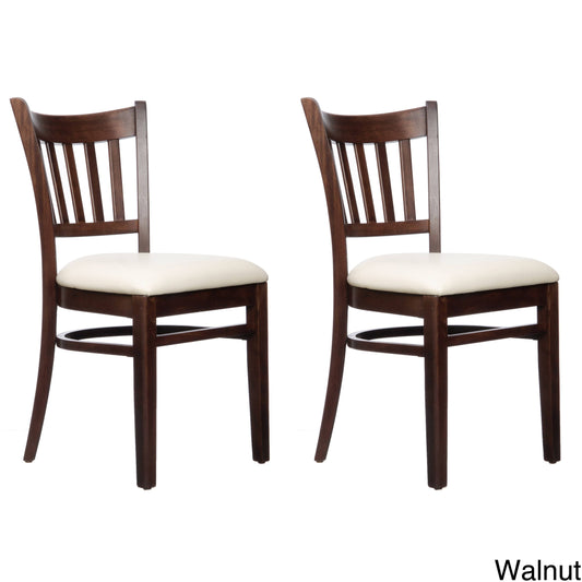 Niagara Upholstered Dining Chairs (Set of 2) - Bar Height - Walnut XGL2_K5VTI97