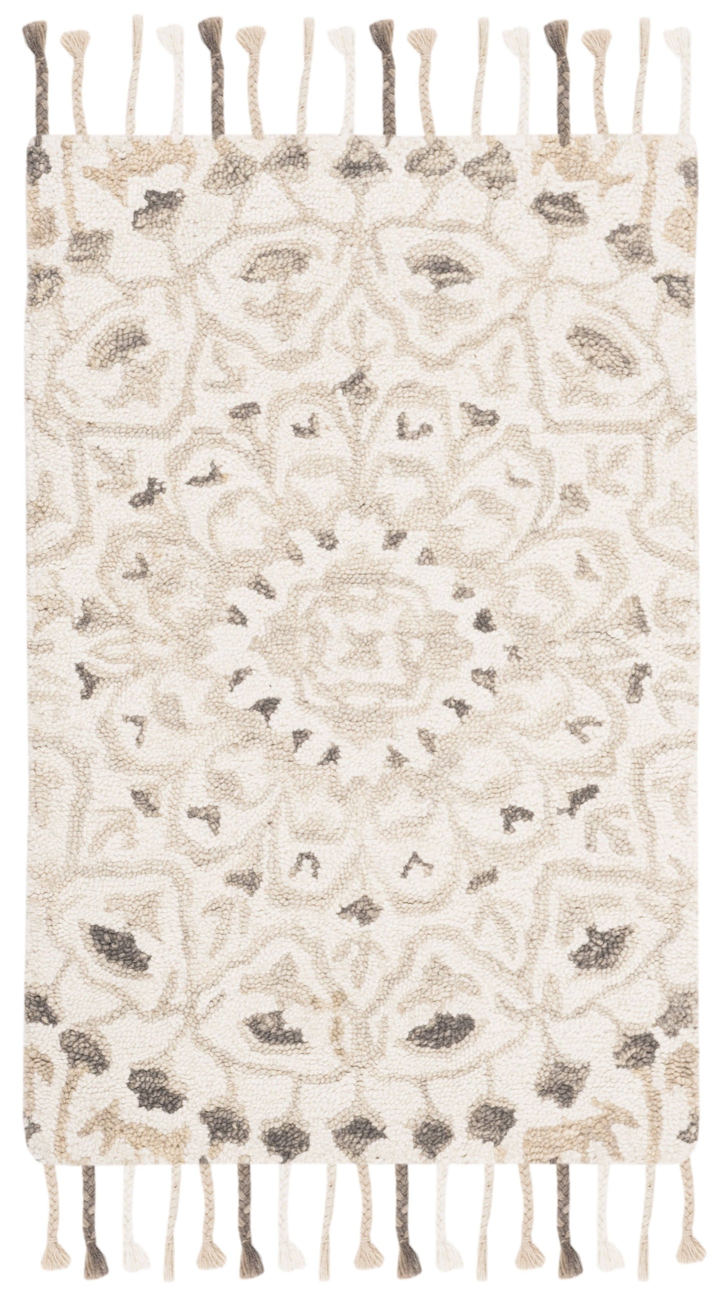 Safavieh 8& x 10& Blossom BLM459A Ivory Taupe Rug RFT8_J6WBK73