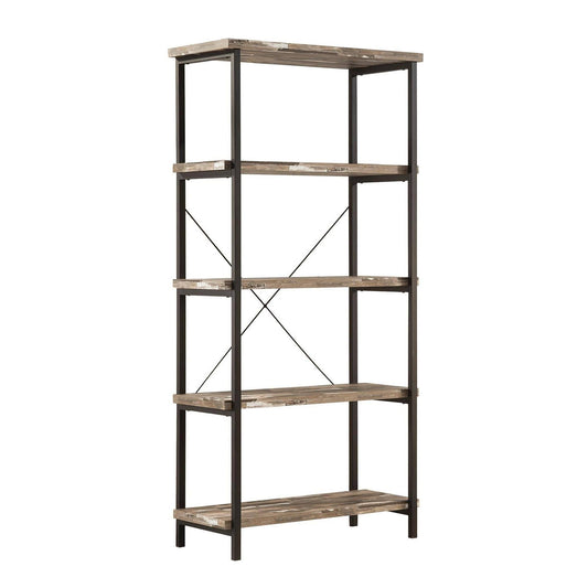 Benzara BM172245 Bookcase with 4 Open Shelves KSG8_A4YHV24