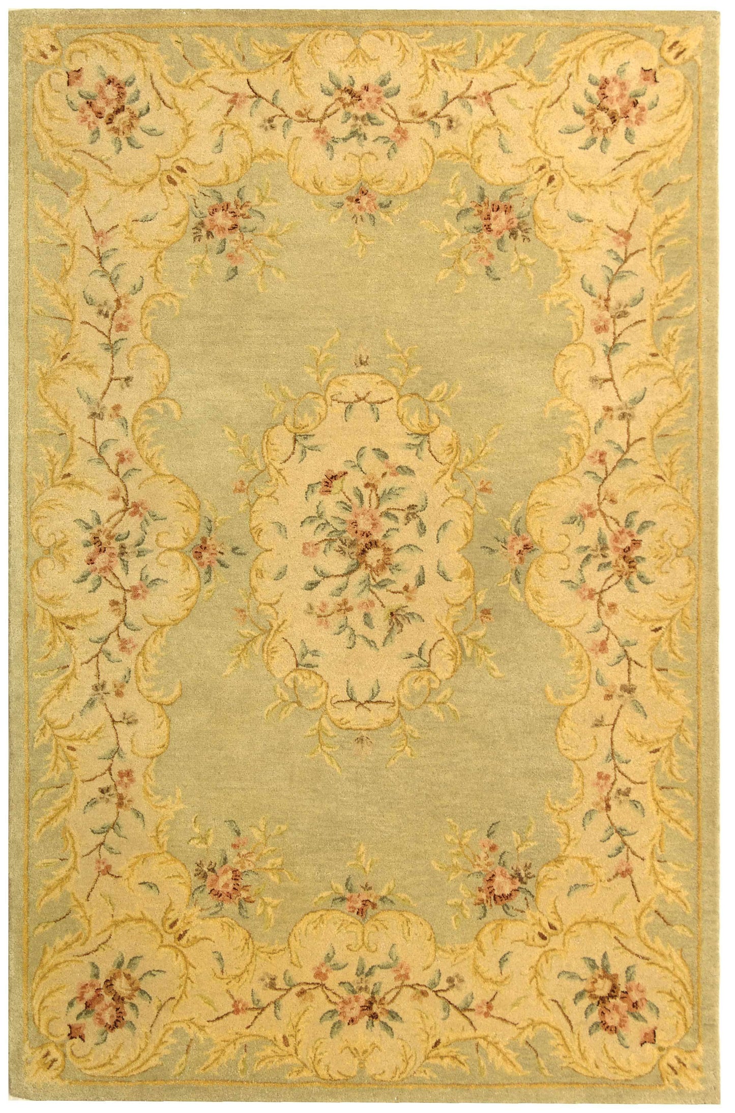 Safavieh Bergama Light Green/Beige Area Rug; 6& x 9& IDO0_T4MAB78