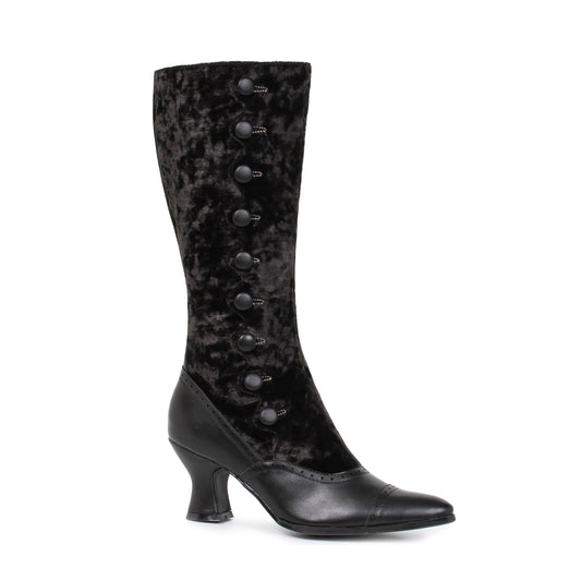 Ellie Shoes - 253-gail 6 / Black Velvet CAW1_Z3GAR84