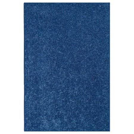 Saturn Collection Solid Color Area Rugs Royal - 2&x6&, Blue VTU3_W7XDO08