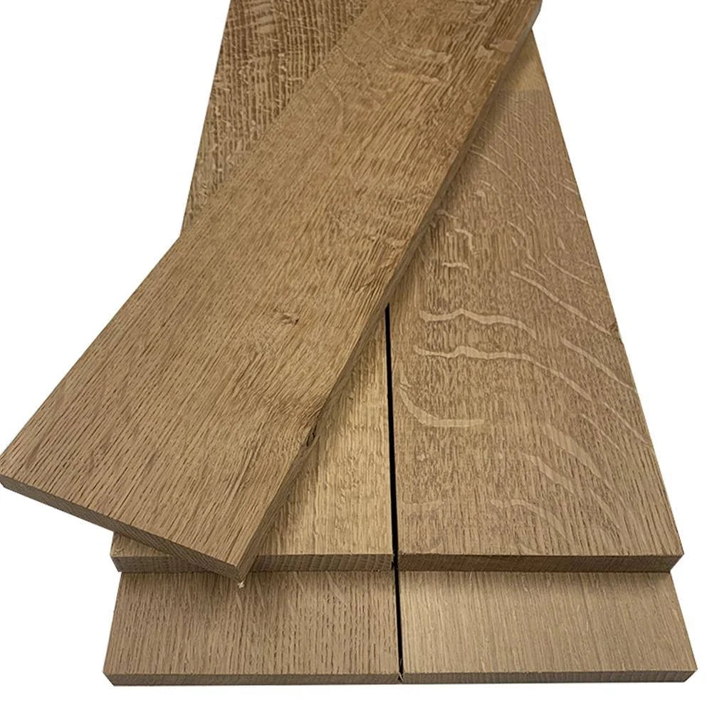 Swaner Hardwood 1 in. x 6 in. x 6 ft. Quarter Sawn White Oak S4S Board (2-Pack) URZ5_L9XFG63