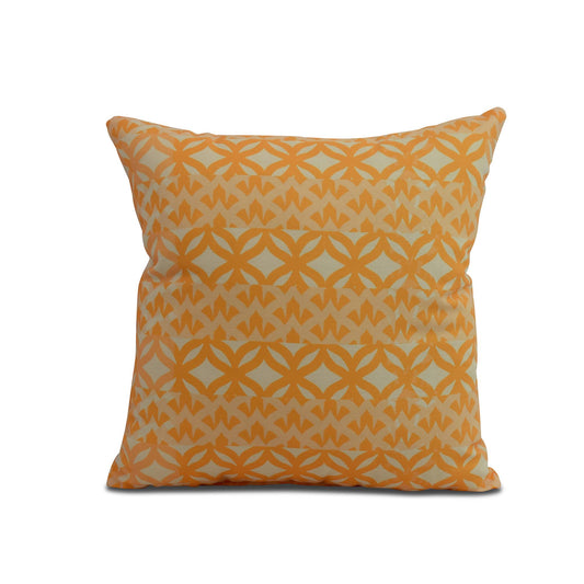 Contemporary Home Living 16 Yellow Decorative Nautical Indoor Throw Pillow with Greeko Simple Design - Down Alternative Filler WDD0_E6ESC20