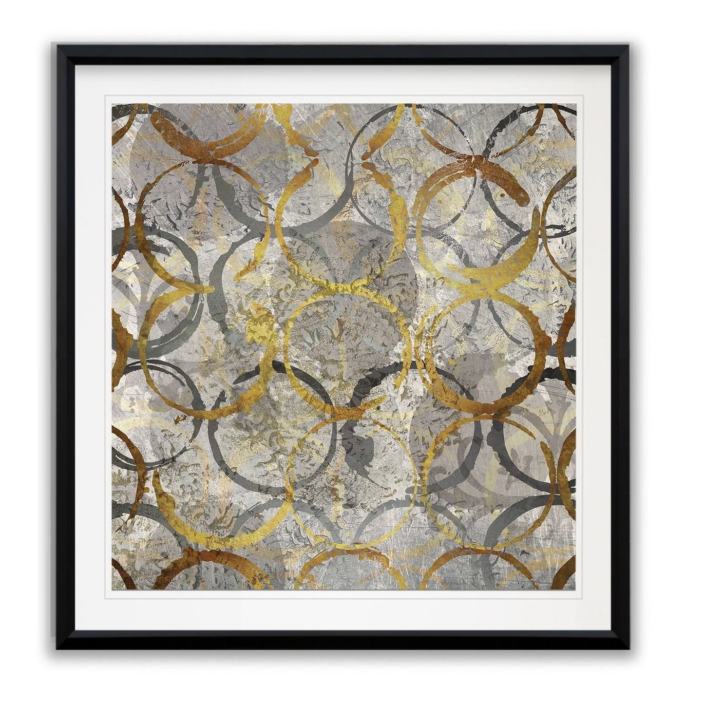 Rings of Gold -Framed Giclee Print - 38x38 LZW6_T6BIW28