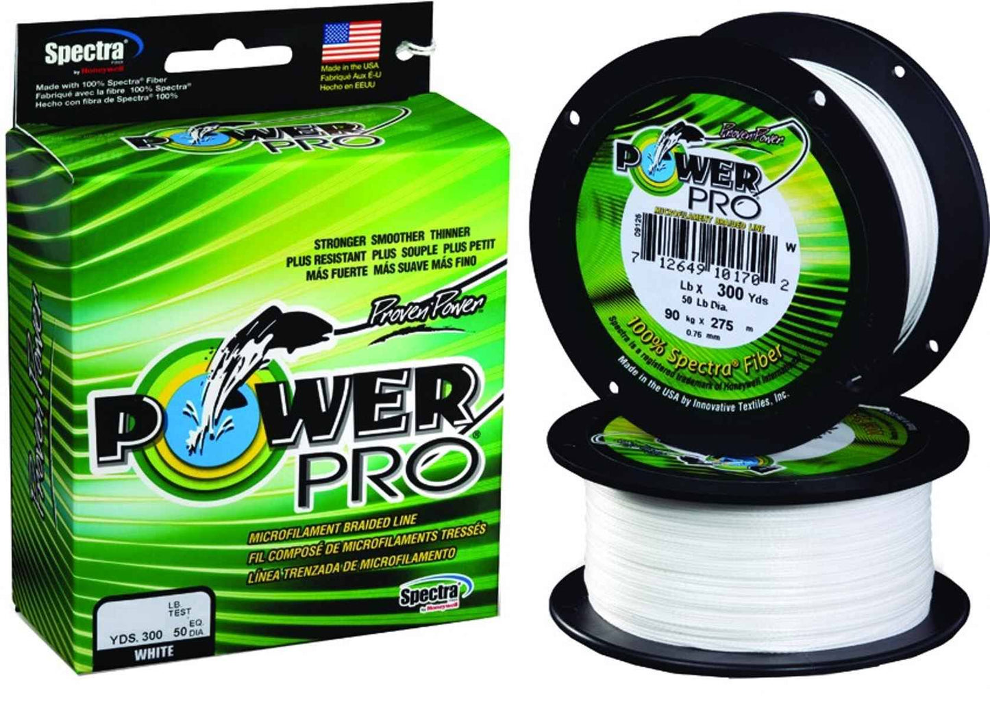 Power Pro Spectra Braided Fishing Line 100 Pounds 300 Yards - White HZT8_L0MTC73