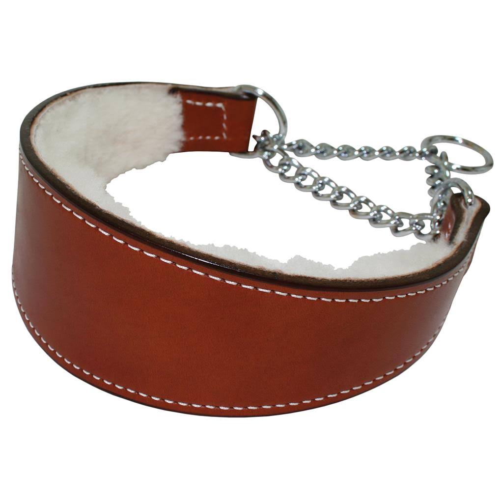 (26, Tan) - Auburn Leathercraft Martingale Collar w/Shearling 5.1cm - 1.3cm x 70cm Tan IZO9_L7ZCD70