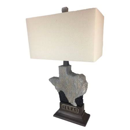 State Texas 28x22 State Lamp Immacu-Lamps Base Color: Stone KKT4_O9AYS34