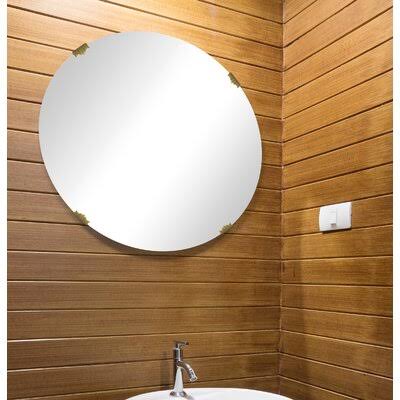 Roy Glam Frameless Bathroom / Vanity Mirror Size: 30x22 x 30x22 IXN1_Z1DKU99