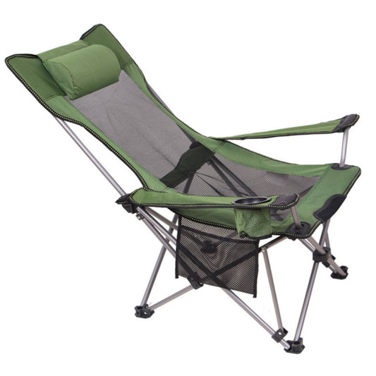 Adjustable Beach Camping Chair - Green - WithNet(Set of 2pc) JRY0_H8HSU70