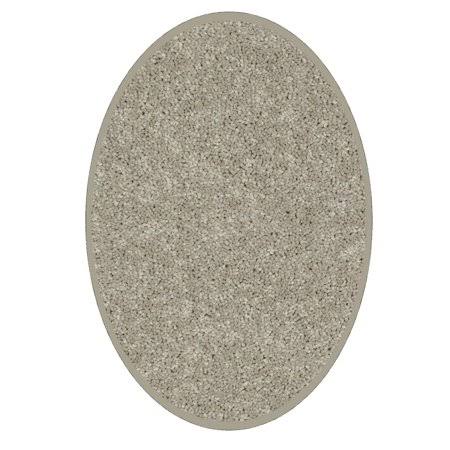 Solid Color Indoor Area Rugs, Beige - 6&x9& Oval VVS6_Z7ZWK52