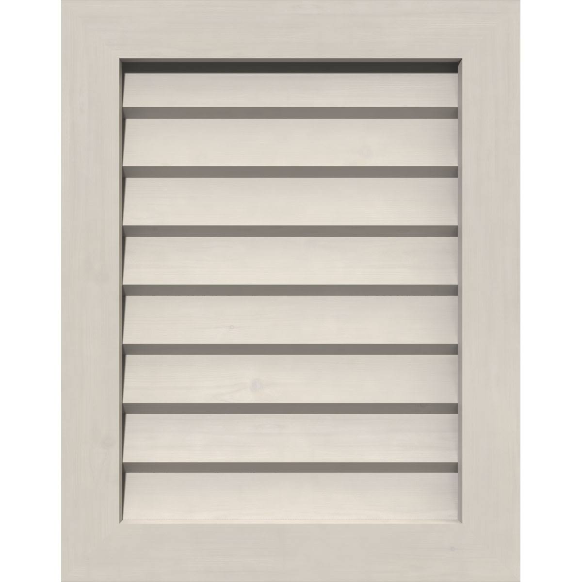 Ekena Millwork GVWVE12X2602SDPPI 12x22W x 26x22H Vertical Gable Vent (17x22W x 31x22H Frame Size): Primed, Non-Functional, Smoot EEQ3_K6SRE62