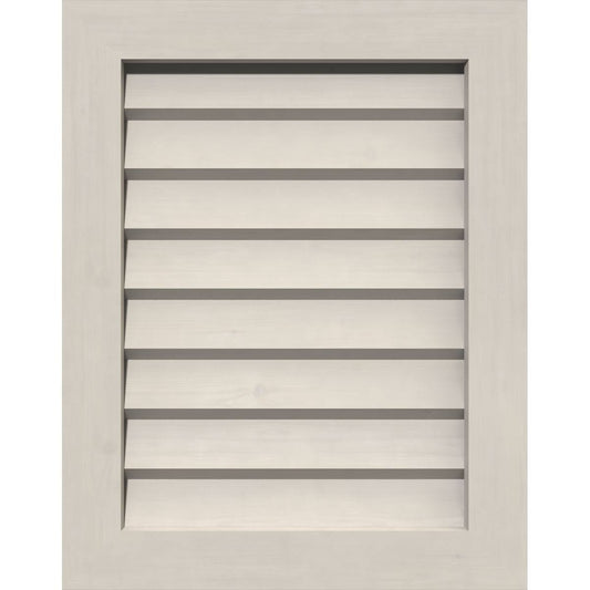 Ekena Millwork GVWVE12X2602SDPPI 12x22W x 26x22H Vertical Gable Vent (17x22W x 31x22H Frame Size): Primed, Non-Functional, Smoot EEQ3_K6SRE62