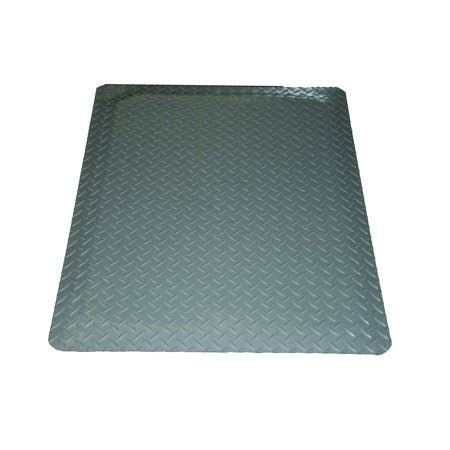 Rhino Mats Diamond Plate Anti-Fatigue Mat, Gray, Rhi-no Slip, 3& x 23& x 9/16 inch NNN0_P6VAA66