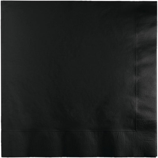 Party Central Club Pack of 250 Jet Black Premium 3-Ply Disposable Dinner Party Napkins 8.75x22 BDG1_C5HTB15