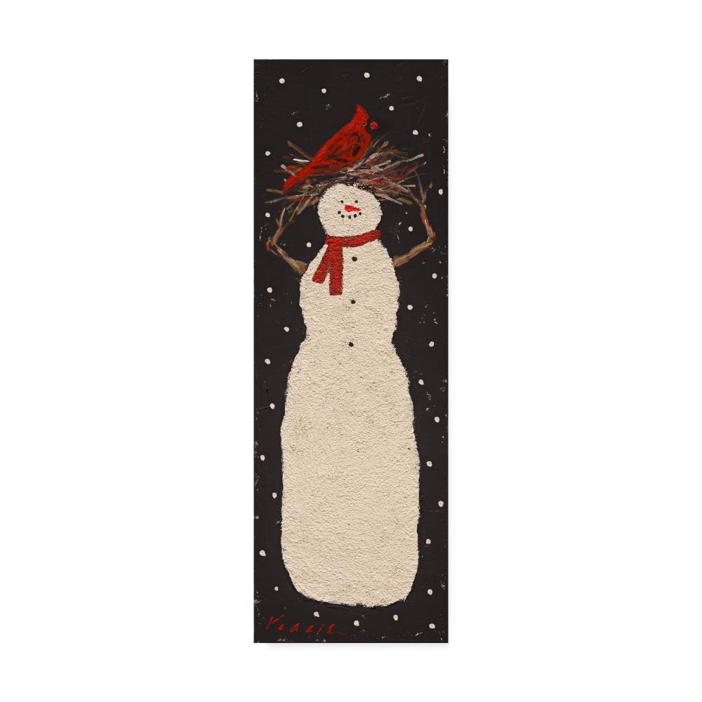 Trademark Fine Art Ali31299-C1032Gg Mary Miller Veazie &Tall Snowman W RFC2_V1TZP00