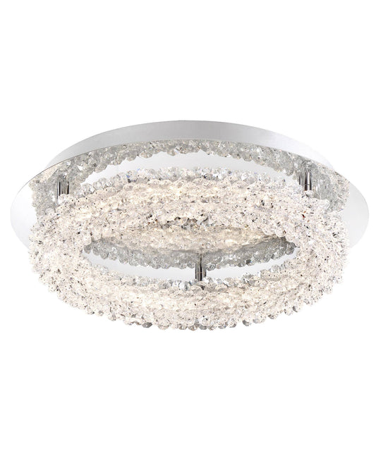 Eurofase 34159-019 Sassi LED 15 inch Chrome Flush Mount Ceiling Light EQS8_P3MNW58