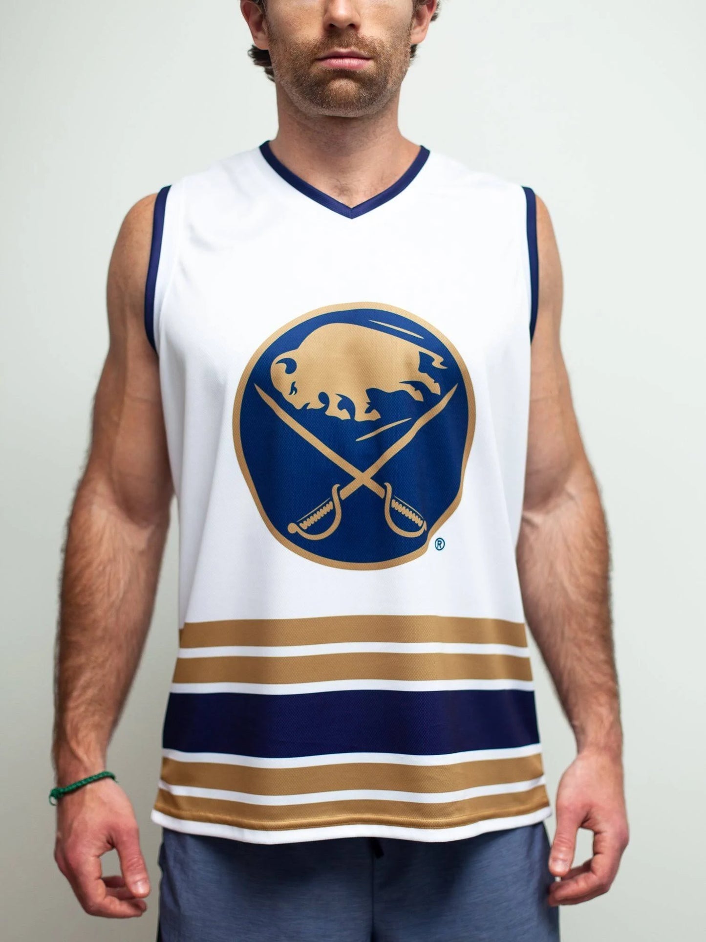 Buffalo Sabres 50th Alternate Hockey Tank XXL / White / Polyester MGW5_N6JEM95