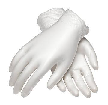 PIP 100-2824 XL Cleanroom Vinyl Disposable Gloves Class 10 9-1 2 inch X-Large Case, from Boss Manufacturing Co. YUW4_N0TMN82