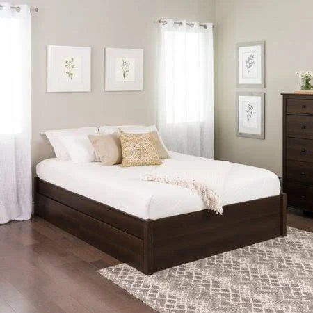 Winston Porter Sagamore Storage Platform Bed, Brown UWD6_X0ESW13