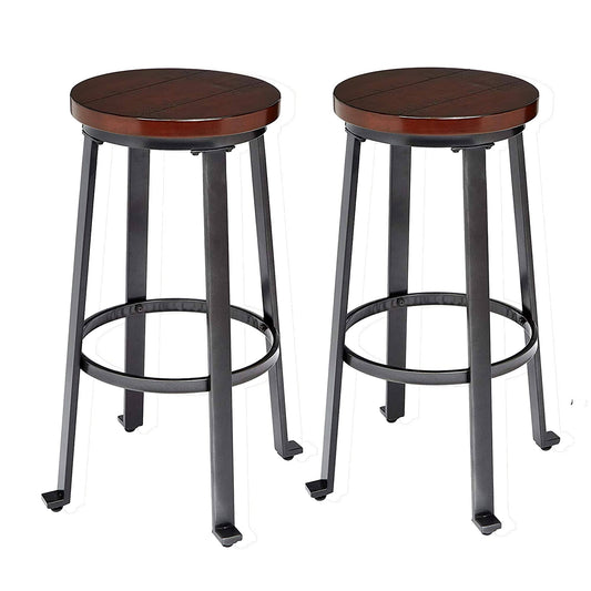 Ball  Cast Bar Stools, Brown FLR8_L4MYW97