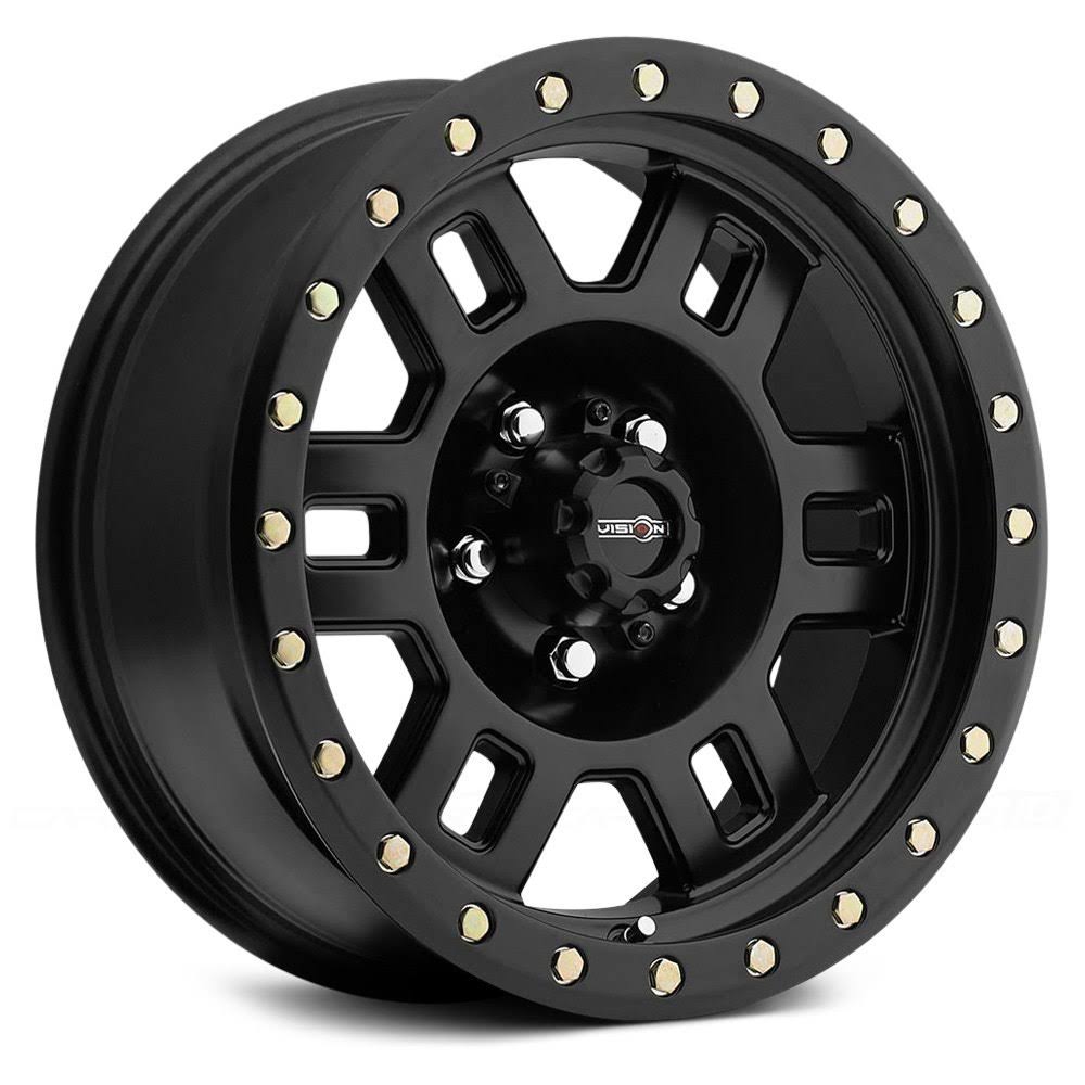 Vision Manx Matte Black Wheel 16x8 5x139.7 0 EXT0_S6KZW02