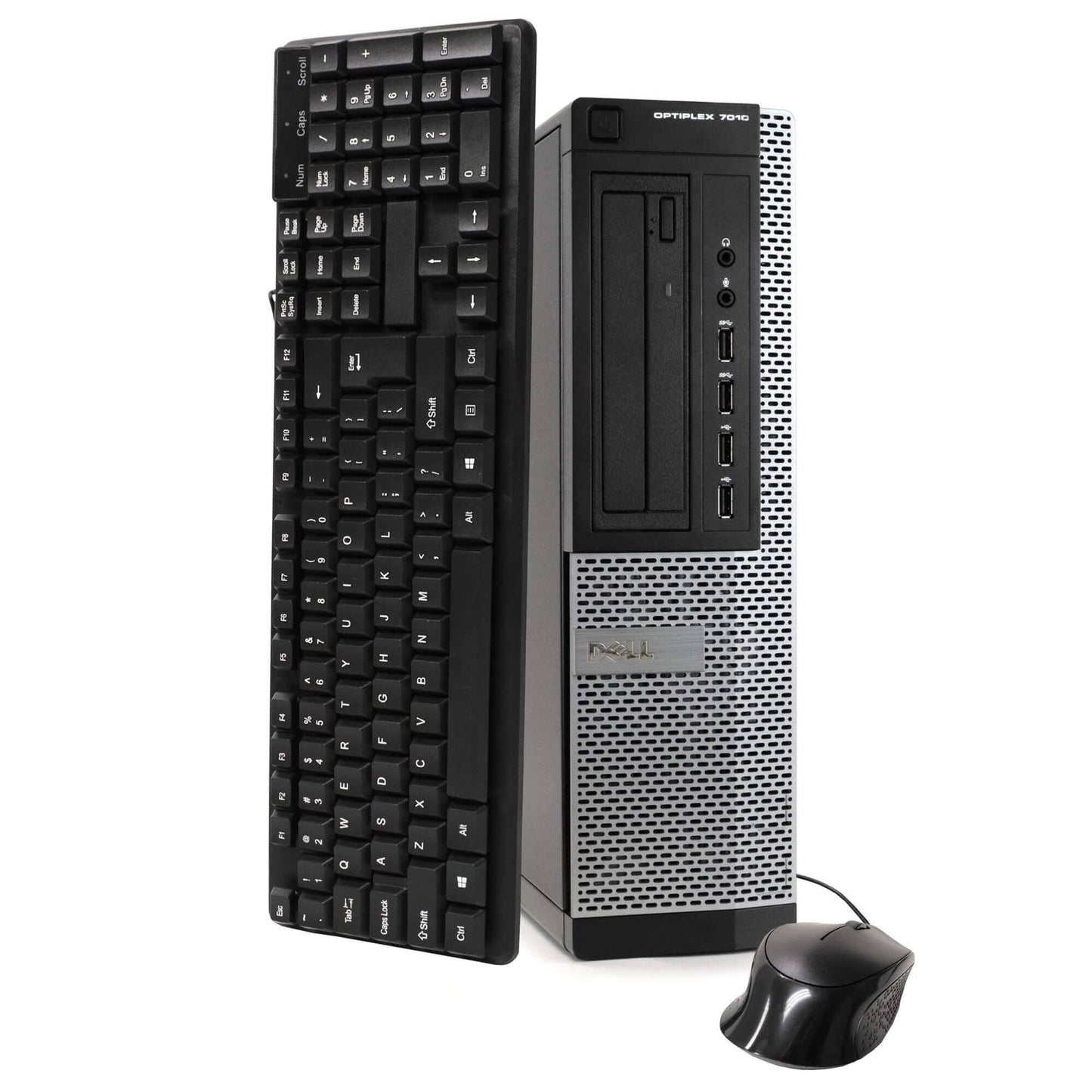 Dell OptiPlex 7010 Desktop Computer PC, 3.20 GHz Intel i5 Quad Core Gen 3, 4GB DDR3 Ram, 250GB SATA Hard Drive, Windows 10 Home  AKB5_P6TZC44