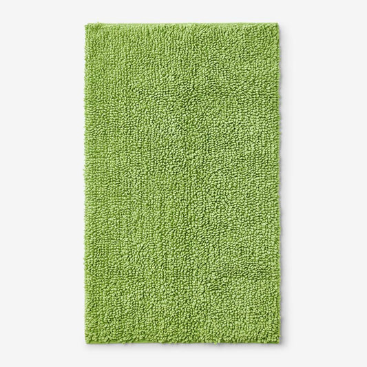 The Company Store Company Cotton Chunky Loop Field Green 21 in. x 34 in. Bath Rug UQM1_W0TER65