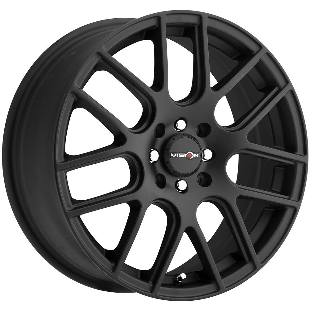 Vision 426 Cross Wheels in Matte Black HTU3_S3ZPX66