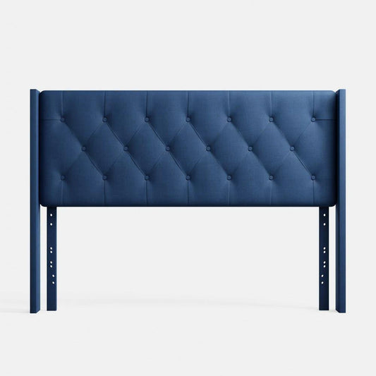 Brookside Bella Low Profile Navy Twin Wingback Headboard, Blue TJR3_Z7RFZ98