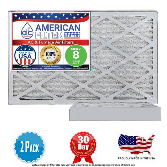 American Filter Company AFC 14x28x4 Furnace / AC / Air Filters MERV 8 (2-Filters) FMM9_V0OQV41