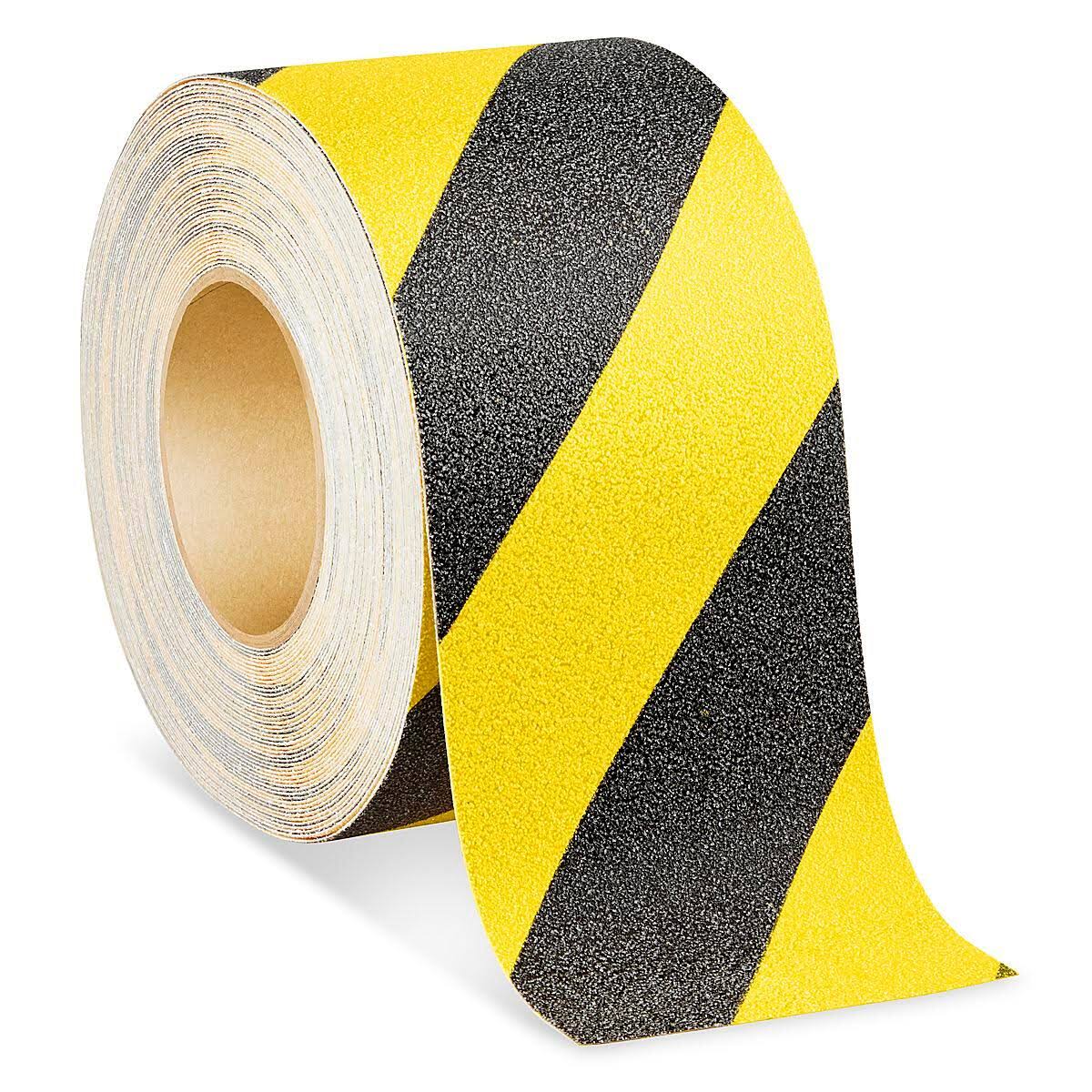 Anti-Slip Tape - 4x22 x 60&, Yellow/Black - ULINE - S-13766 CSG5_J2JLQ65