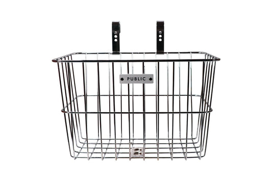 Public Bikes Front Wire Basket - Polished Silver PBQ6_H2ADW96