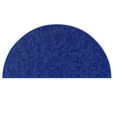 Saturn Collection Pet Friendly Area Rugs Neon Blue - 66 inchx132 inch Half Round HJX9_Y9OWA27